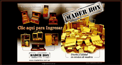 Desktop Screenshot of maderbox.com.ar